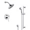 Rain Shower System with Handheld, Rain Shower Head, Shower Faucet Set